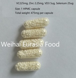 VC+Zn +Se+VD3 SR Pellet Capsules, VC+Zn +Se+VD3 SR Pellet Capsules